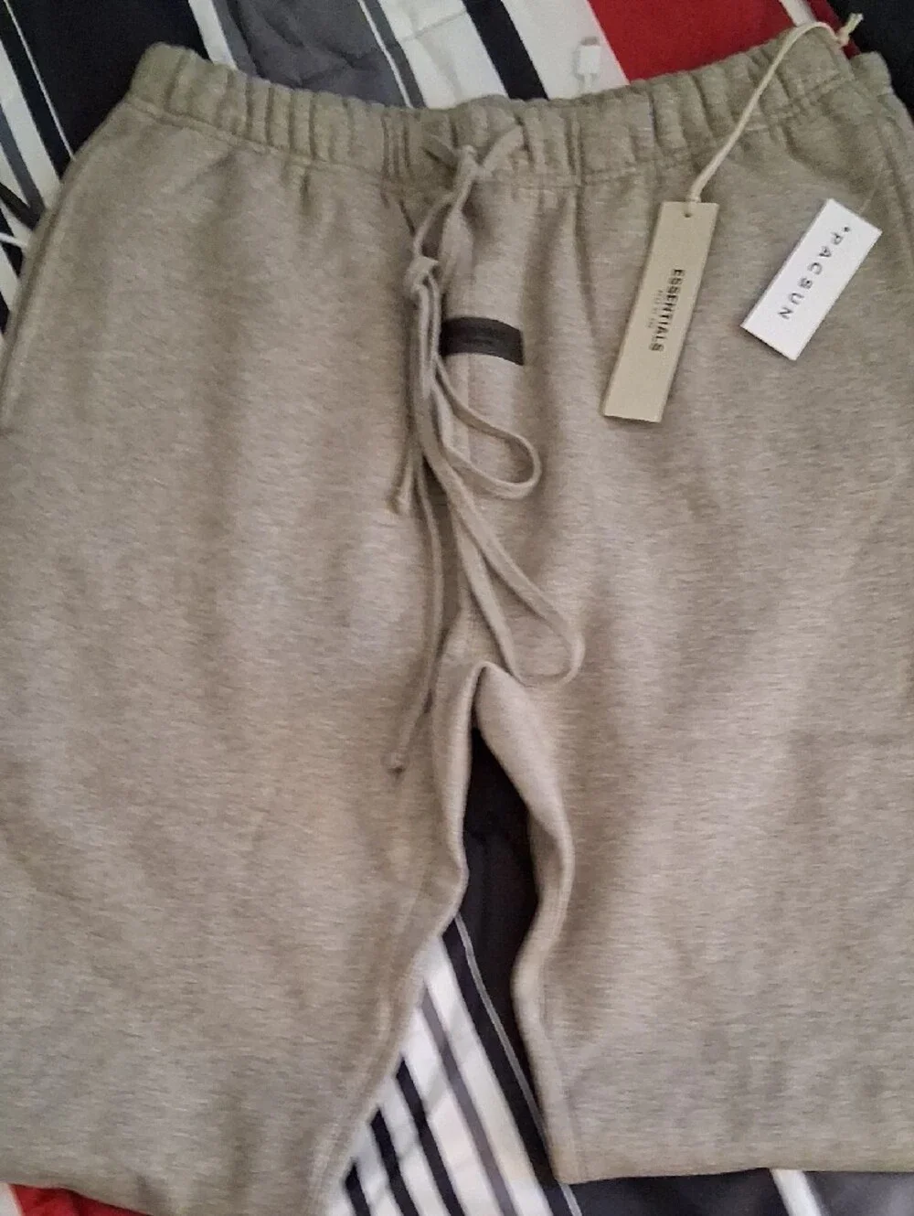 Fear of God Taupe Drawstring Sweatpants
